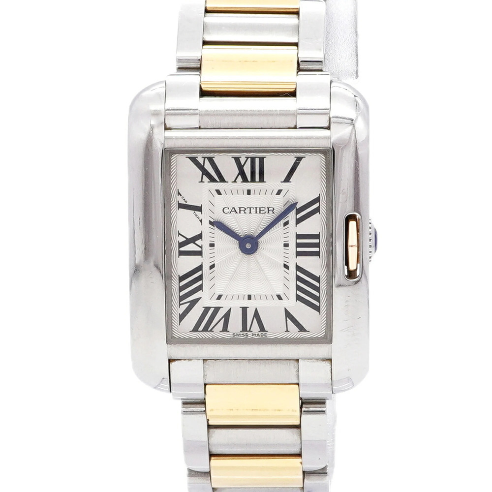 Cartier Tank Anglaise SM W5310036 Silver Dial Women's Watch